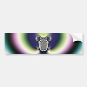 Psychedelic Heart Bumper Sticker