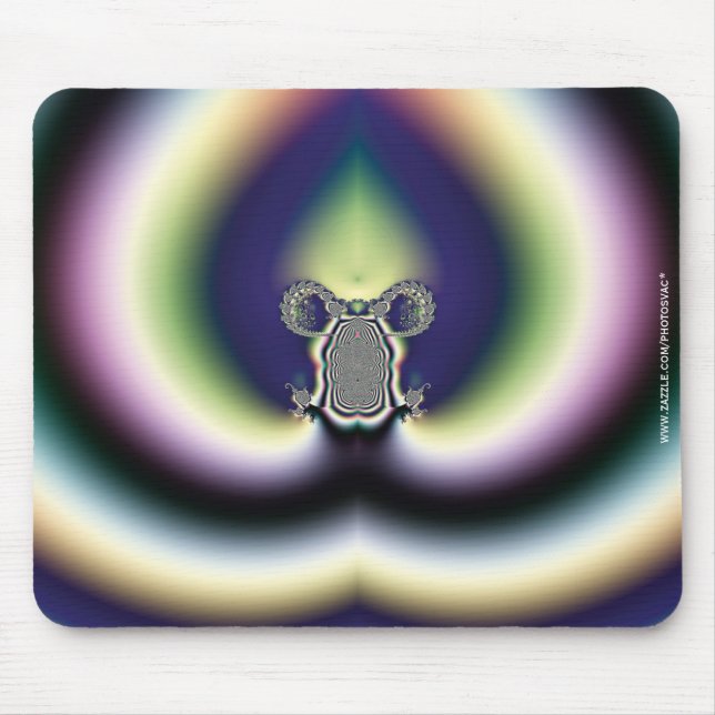 Psychedelic Heart Mouse Pad (Front)