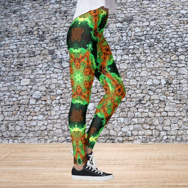 psychedelic hippie leggings (Creator Uploaded)