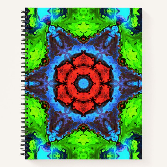 Psychedelic Hippie Notebook (Front)
