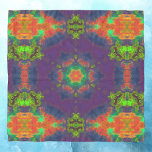 Psychedelic Hippie Purple Orange and Green Scarf<br><div class="desc">This psychedelic kaleidoscope design features purple,  green,  and orange. Vibrant trippy visuals for the modern hippie or anyone who loves bright colors!</div>