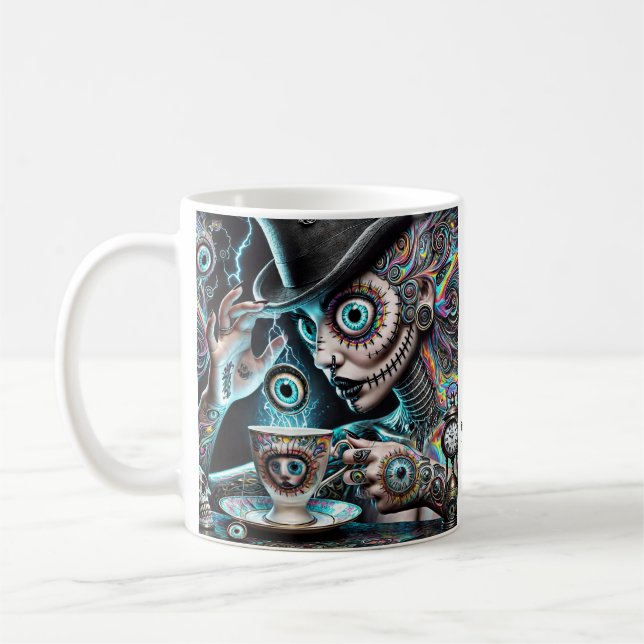 psychedelic humor coffee mug (Left)