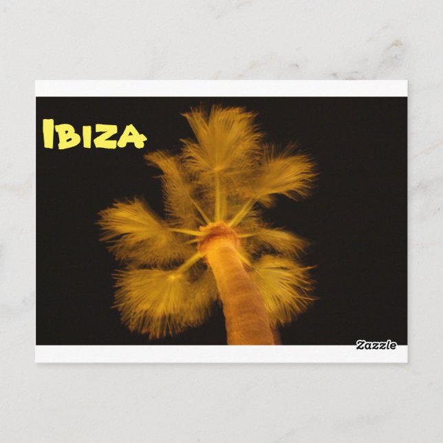 Psychedelic Ibiza Postcard (Back)