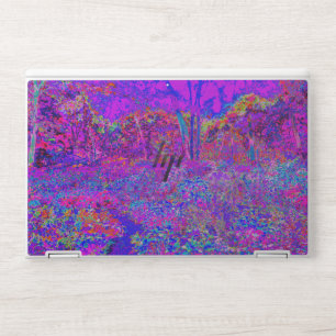Psychedelic Impressionistic Purple Landscape HP Laptop Skin