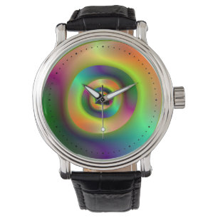 Psychedelic Inside Outside Rings Watch
