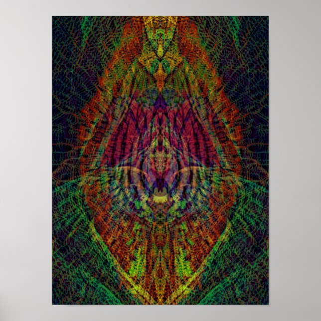 Psychedelic Introspection Poster (Front)
