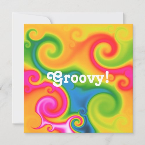 Psychedelic Party Invitation