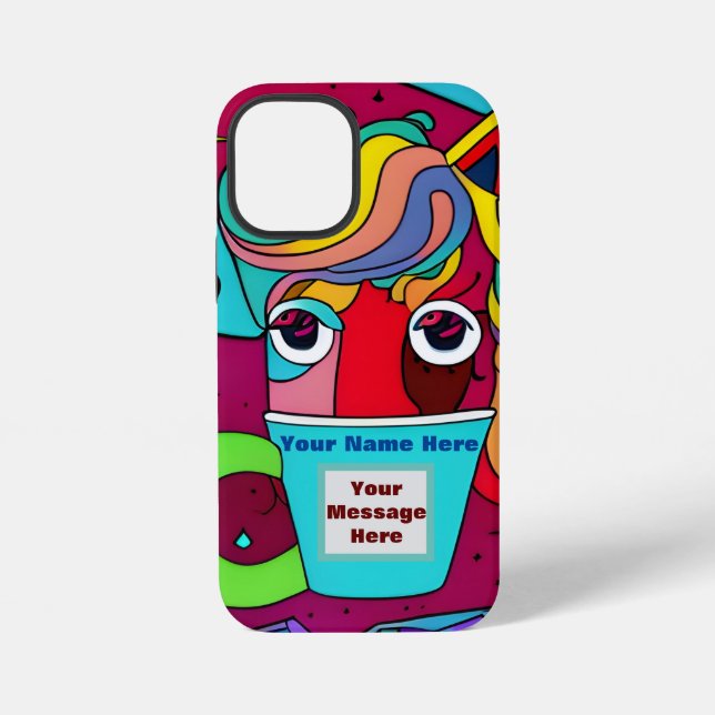Psychedelic  iPhone case (Back)