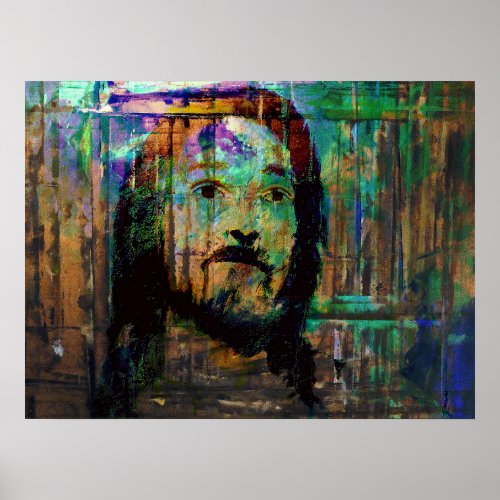 psychedelic jesus poster