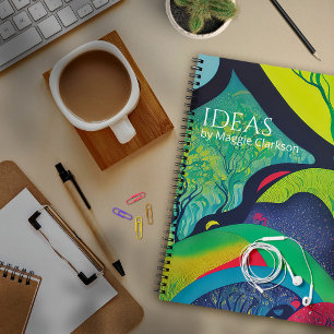Psychedelic Jungle Fantasy Notebook