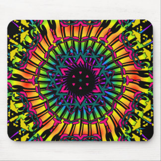 Psychedelic Kaleidoscope Artwork: Mousepad