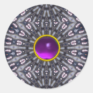 PSYCHEDELIC KALEIDOSCOPE /MYSTIC MEMORIES CLASSIC ROUND STICKER