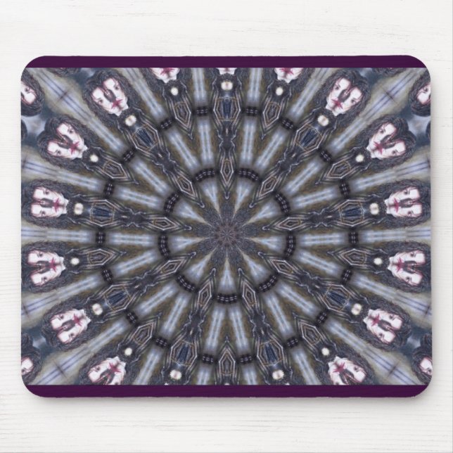 PSYCHEDELIC KALEIDOSCOPE /MYSTIC MEMORIES MOUSE PAD (Front)