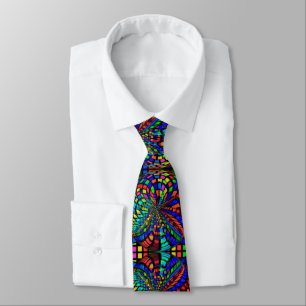 Psychedelic Kaleidoscope Neck Tie