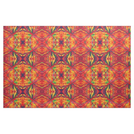 Psychedelic Kaleidoscope Pattern Fabric