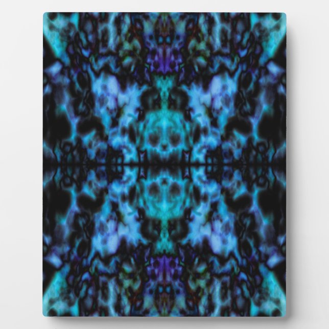 Psychedelic kaleidoscope pattern plaque (Front)