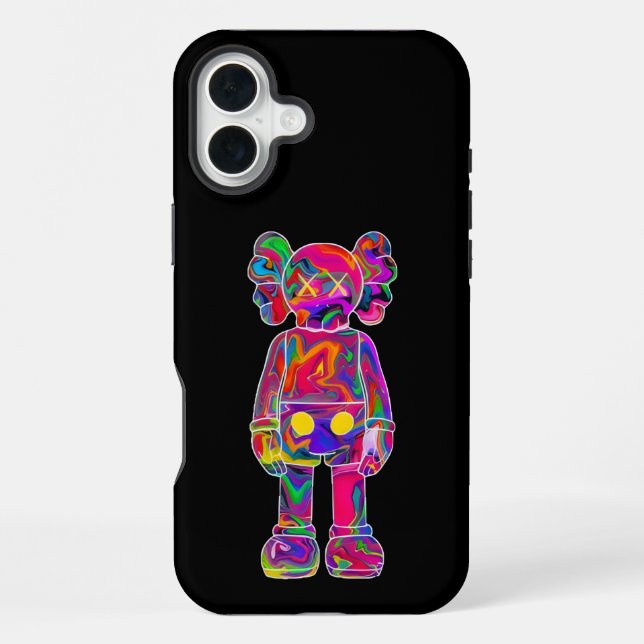 Psychedelic Kaw Iphone Case (Back)