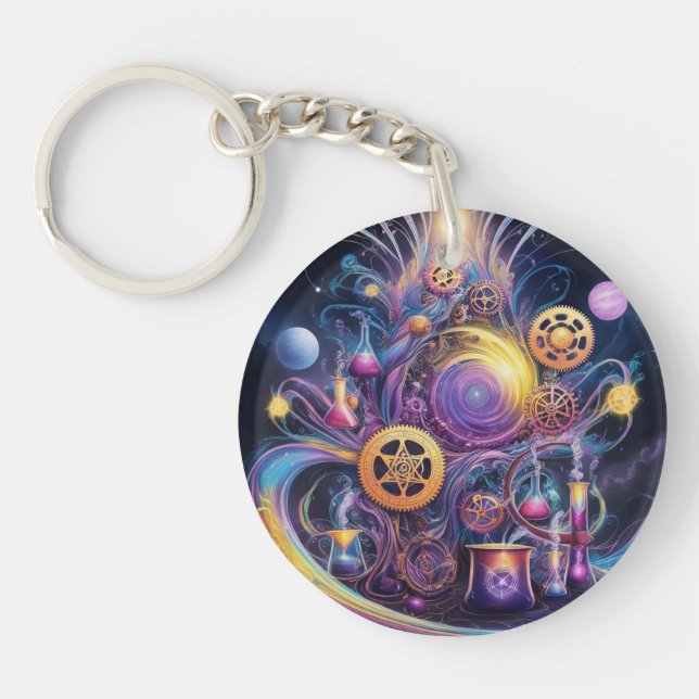 Psychedelic  keychain (Front)