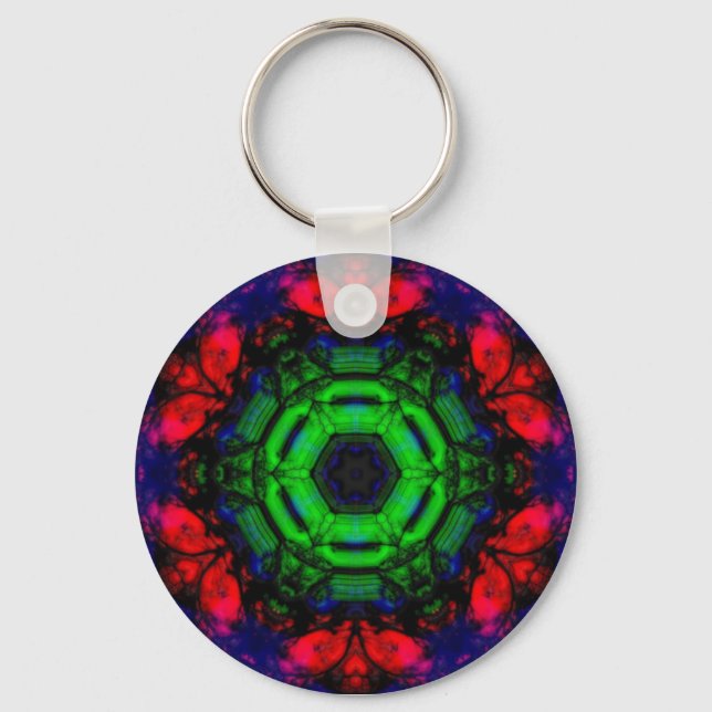 PSYCHEDELIC KEYCHAIN  #001 (Front)