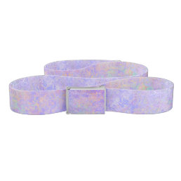 Psychedelic Lavender Purple Neon Pastel Abstract Belt