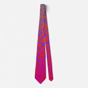 Psychedelic Leopard Print Tie