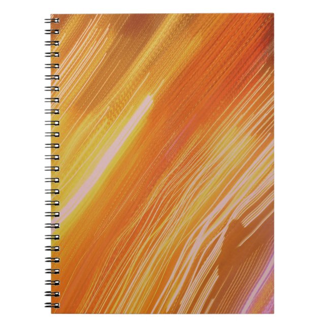 Psychedelic Lights Colors Notebook (Front)
