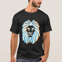 Psychedelic Lion Gift for Big Cat and Animal T-Shirt