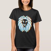 Psychedelic Lion Gift for Big Cat and Animal T-Shirt