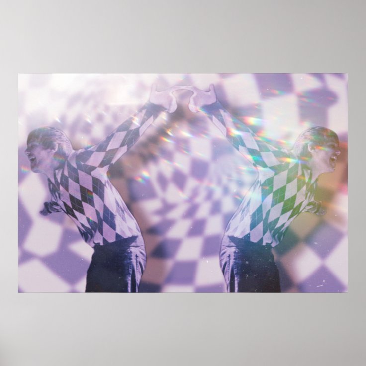 psychedelic Louis Tomlinson poster | Zazzle