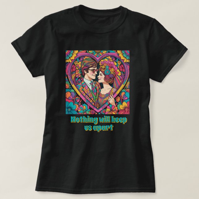 " PSYCHEDELIC LOVE "  T-Shirt (Design Front)