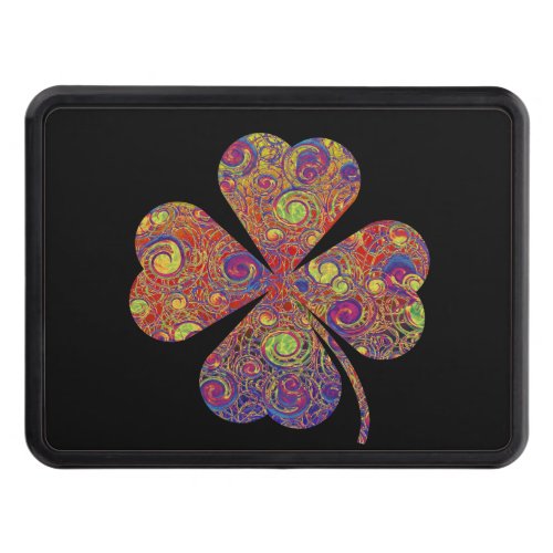 Psychedelic Lucky Clover _ Hitch Cover