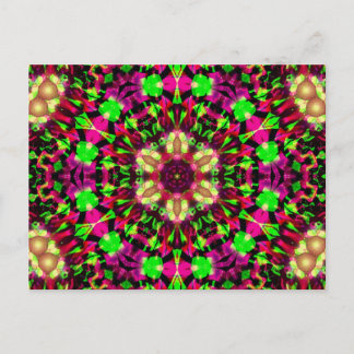 Psychedelic Mandala #13 Postcard