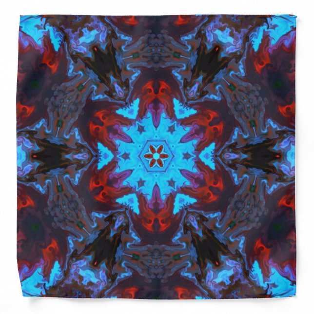Psychedelic Mandala Bandana (Front)