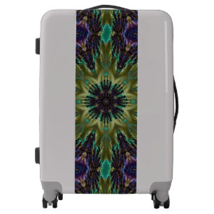 Psychedelic Mandala Retro Hippie Trippy Boho Chic Luggage
