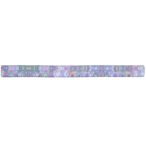 Psychedelic Marbled Tie_dye Purple Teal Pattern Elastic Hair Tie