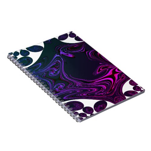 Psychedelic Miami Spiral Photo Notebook