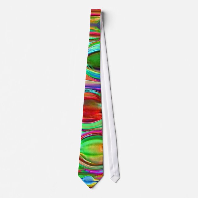 Psychedelic Mind Wave Tie (Front)