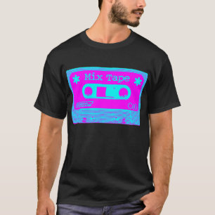 Psychedelic Mix Tape - Magenta and Cyan T-Shirt