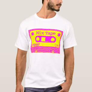 Psychedelic Mix Tape - Magenta and Yellow T-Shirt