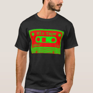 Psychedelic Mix Tape - Red and Green T-Shirt