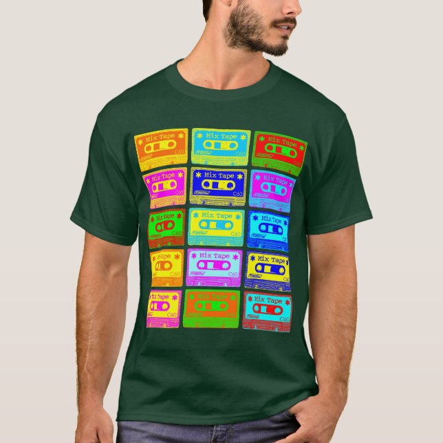 Psychedelic Mix Tape T-Shirt (Front)