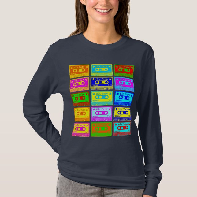 Psychedelic Mix Tape T-Shirt (Front)