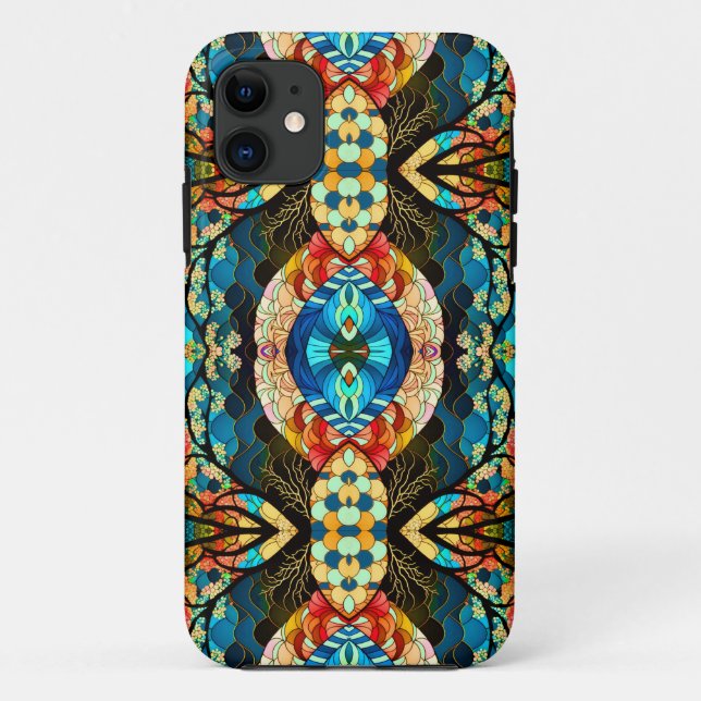 PSYCHEDELIC MODERN ELEGANT JAPANESE STYLE Case-Mate iPhone CASE (Back)