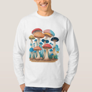 Psychedelic Mushroom Shirt Botanical