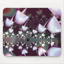 Psychedelic mushrooms magenta mouse pad