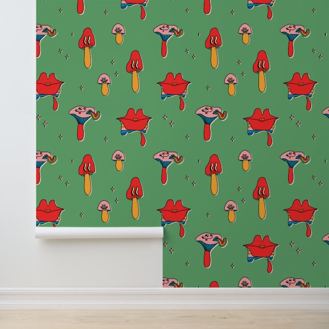 Psychedelic Mushrooms Wallpaper (Application)