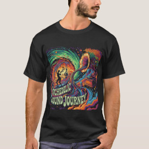 Psychedelic Music Festival T-Shirt Colorful Retro