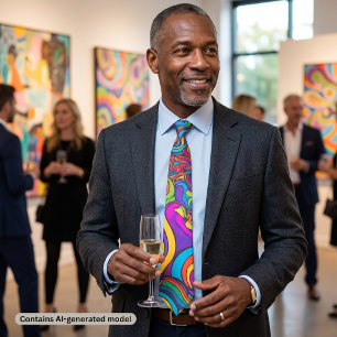 Psychedelic Neck Tie