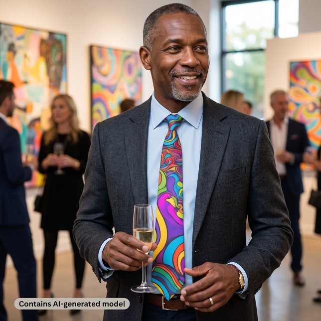 Psychedelic Neck Tie (Creator Uploaded)