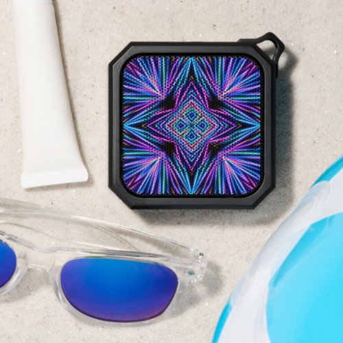 Psychedelic Neon Abstract Explosion Bluetooth Speaker